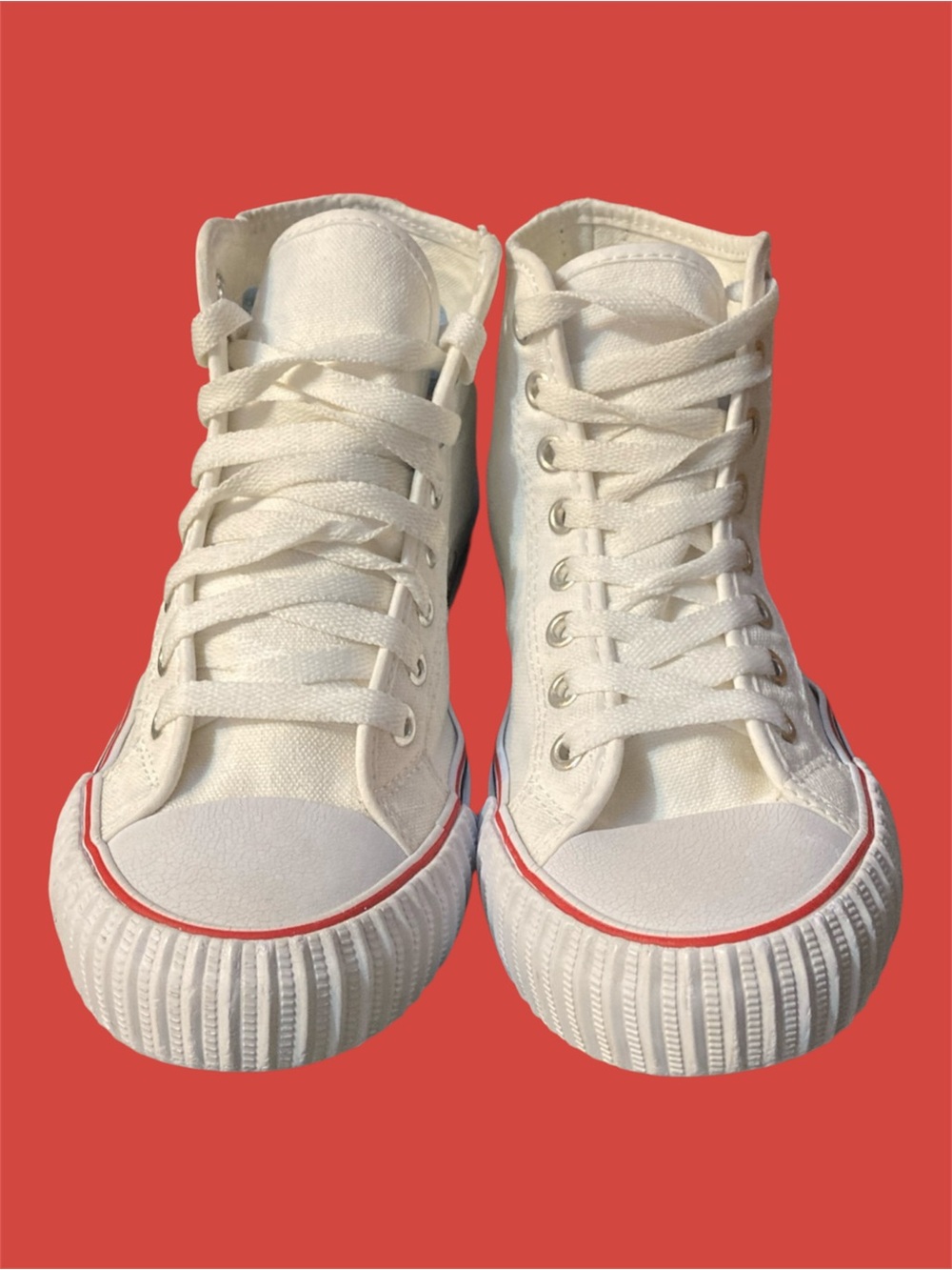 PF Flyer Center Hi White MC2001WT Women 7.5/Men's Size 6